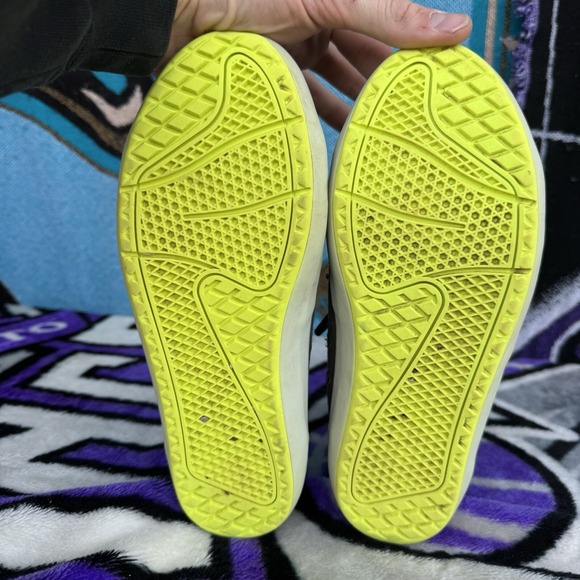 Size 8.5 - VANS The Lizzie Shoe Suede Canvas Sneakers Gray‎ Multi Skate - Picture 10 of 10